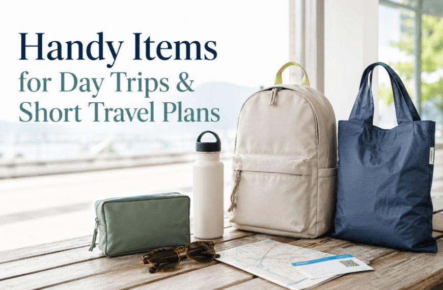 Handy Items for Day Trips and Short Travel Plans